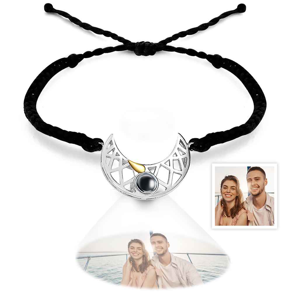 Sun And Moon - Personalized Photo Projection Bracelet