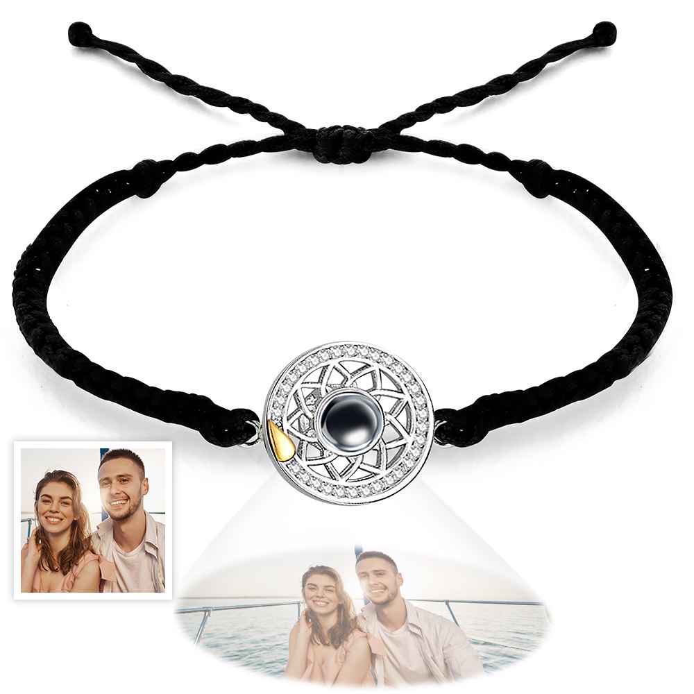 Sun And Moon - Personalized Photo Projection Bracelet
