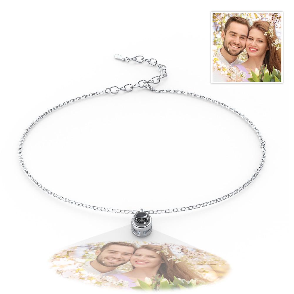 Personalized Minimalist Photo Projection Charm