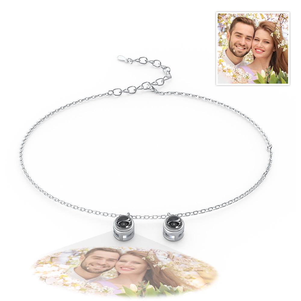 Personalized Minimalist Photo Projection Charm