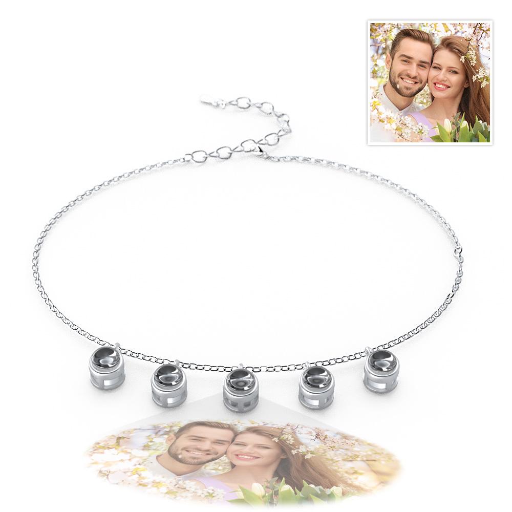 Personalized Minimalist Photo Projection Charm