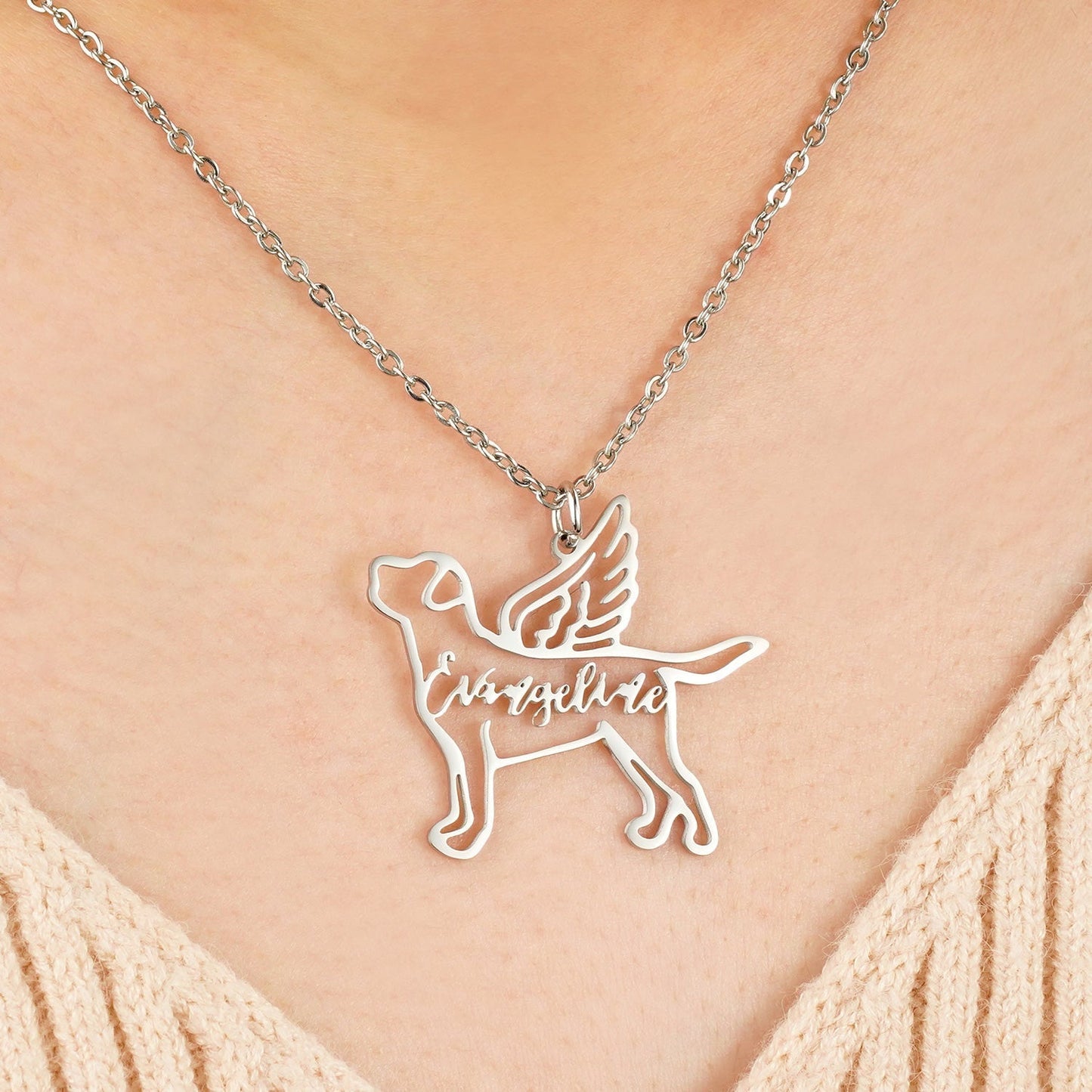 Personalized Dog Engraved Pet Memorial Charm