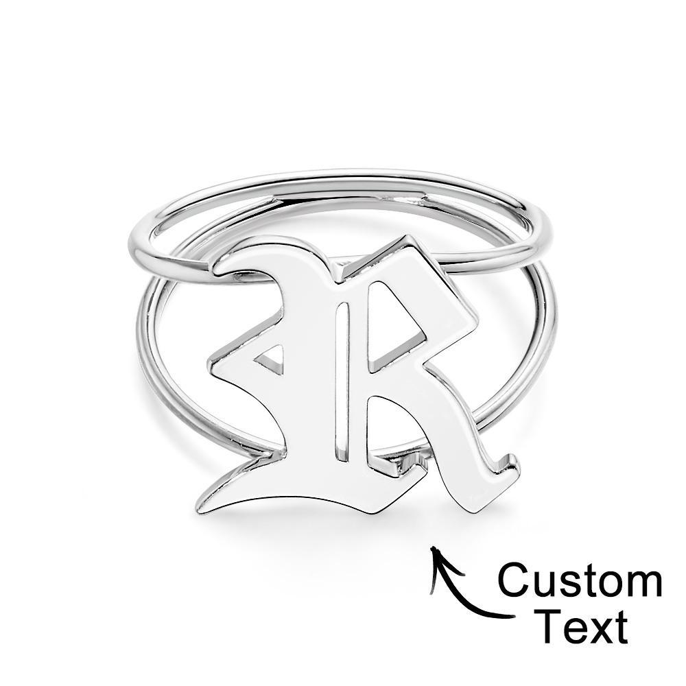 Old English Initial - Personalized Old English Initial