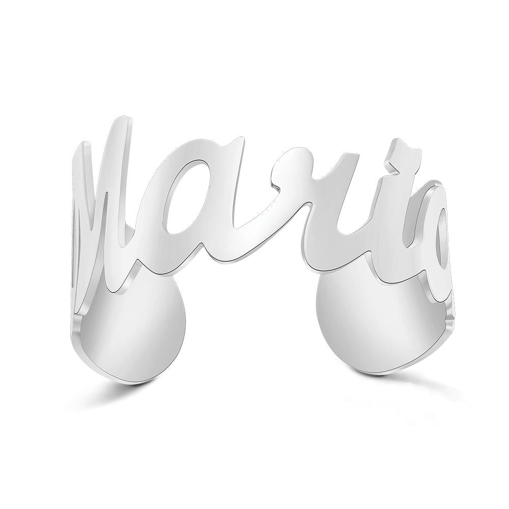 Unique Name - Personalized Name Wide Bracelet