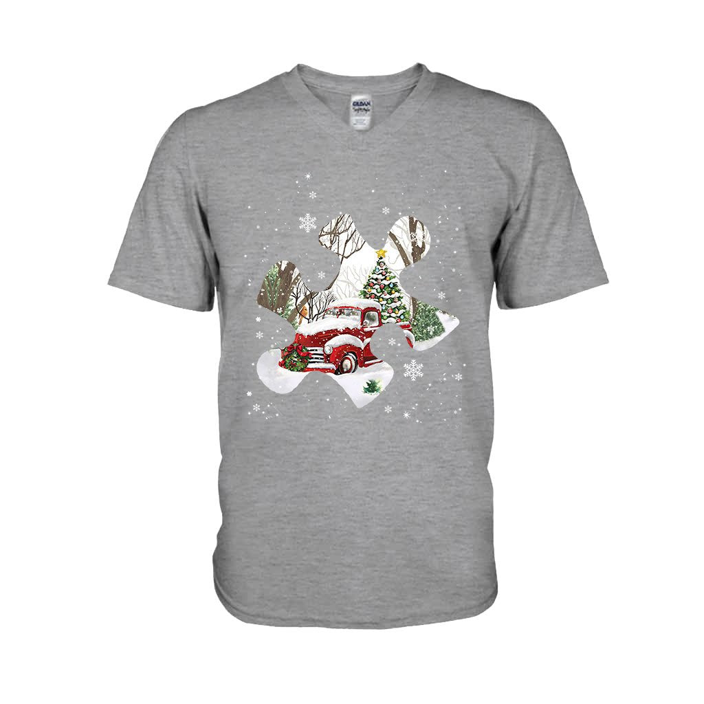Xmas Vibes - Autism Awareness T-shirt and Hoodie