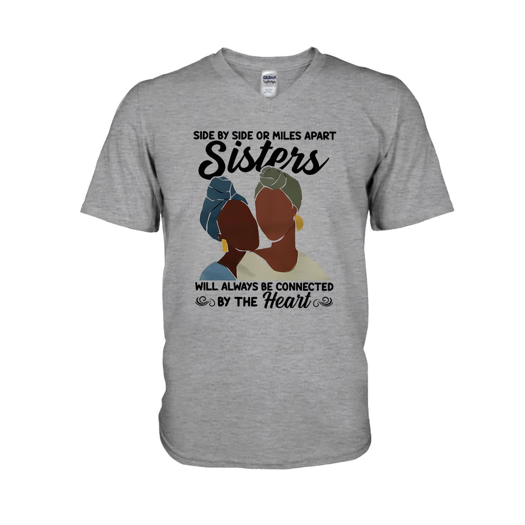 Sisters - Personalized African American T-shirt and Hoodie 1121