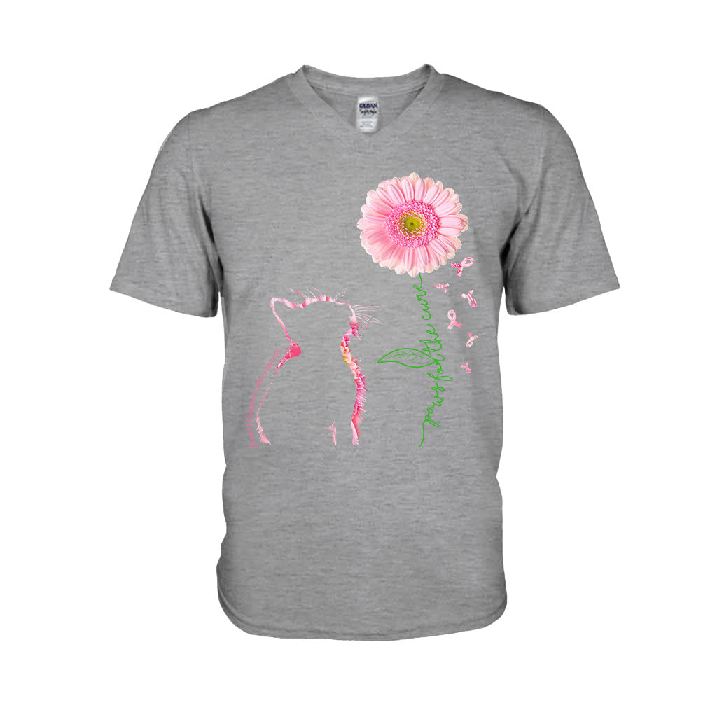 Paws For The Cure - Breast Cancer Awareness T-shirt and Hoodie