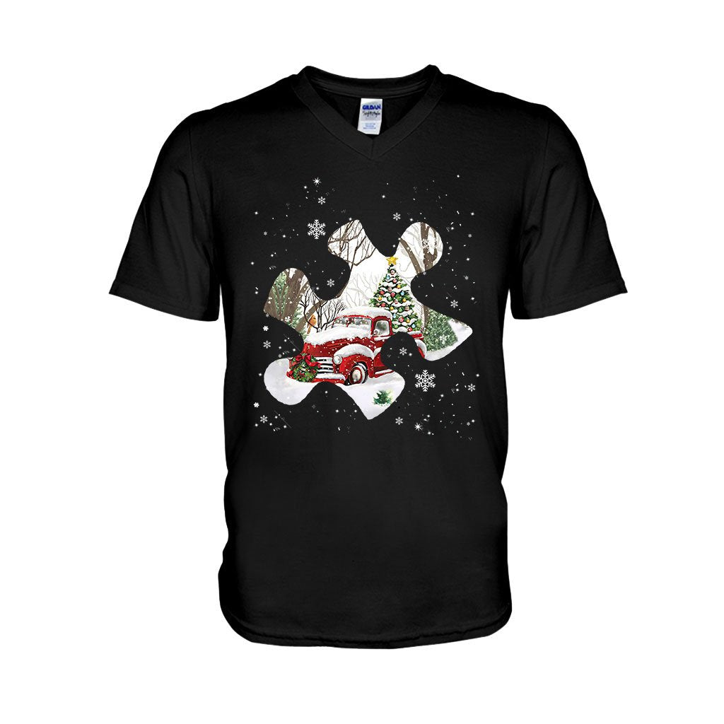 Xmas Vibes - Autism Awareness T-shirt and Hoodie