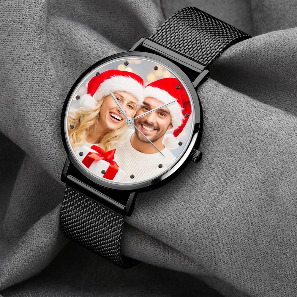 Personalized Engraved Women's Black Alloy Bracelet Photo