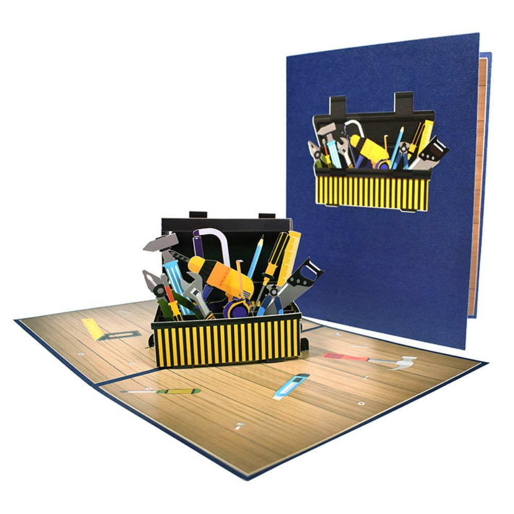 Pop Up Toolbox - Dad 3D Card