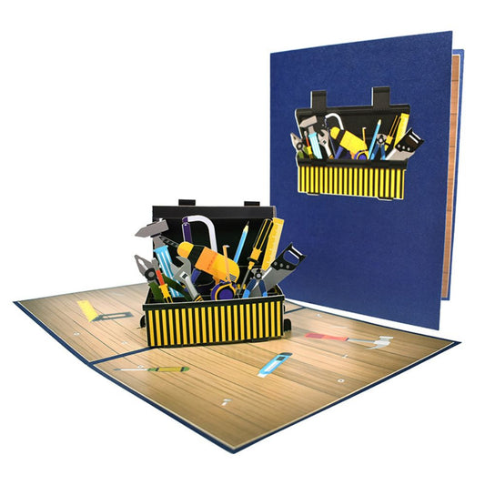 Pop Up Toolbox - Dad 3D Card