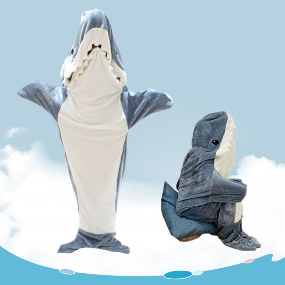 Wearable Shark - Shark Blanket Hoodie