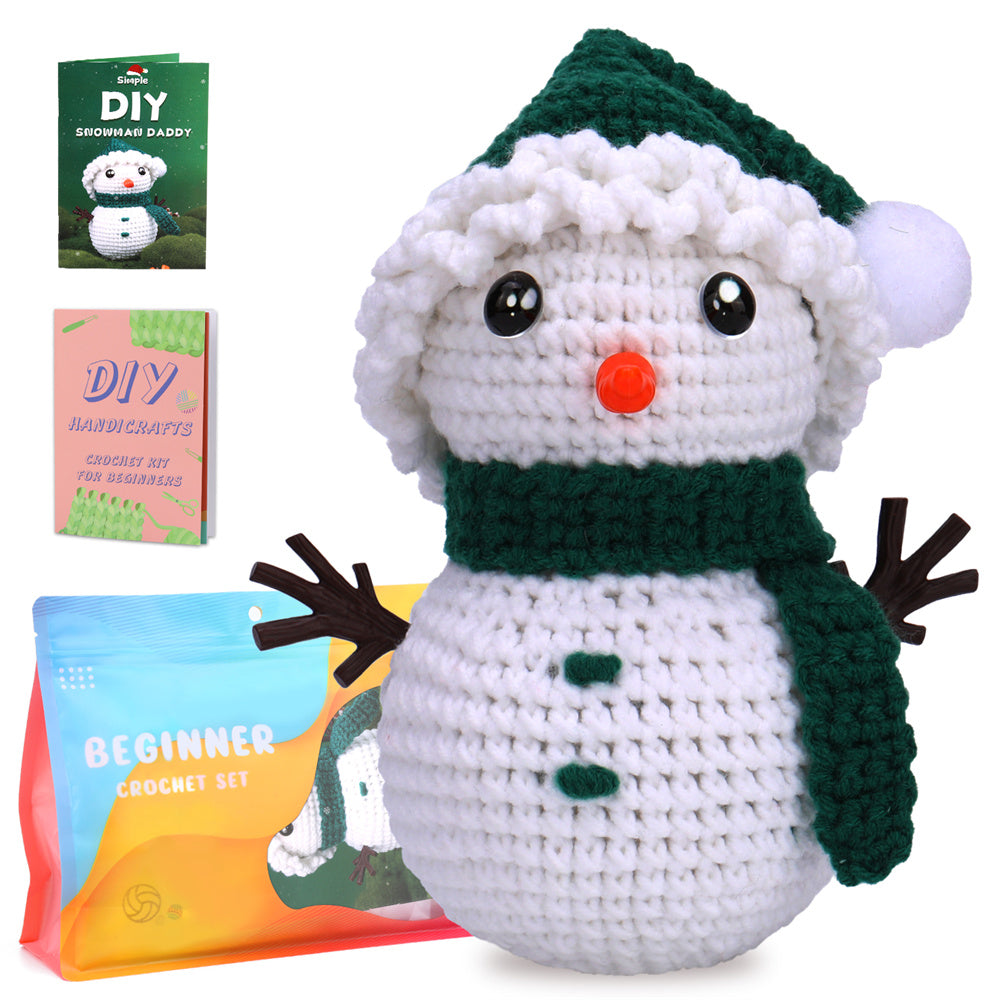 Snowman - Crochet Kit for Beginners