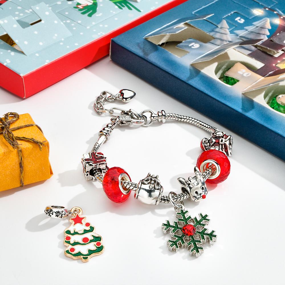 Merry Christmas - Christmas Calendar Countdown Surprise Charm Box