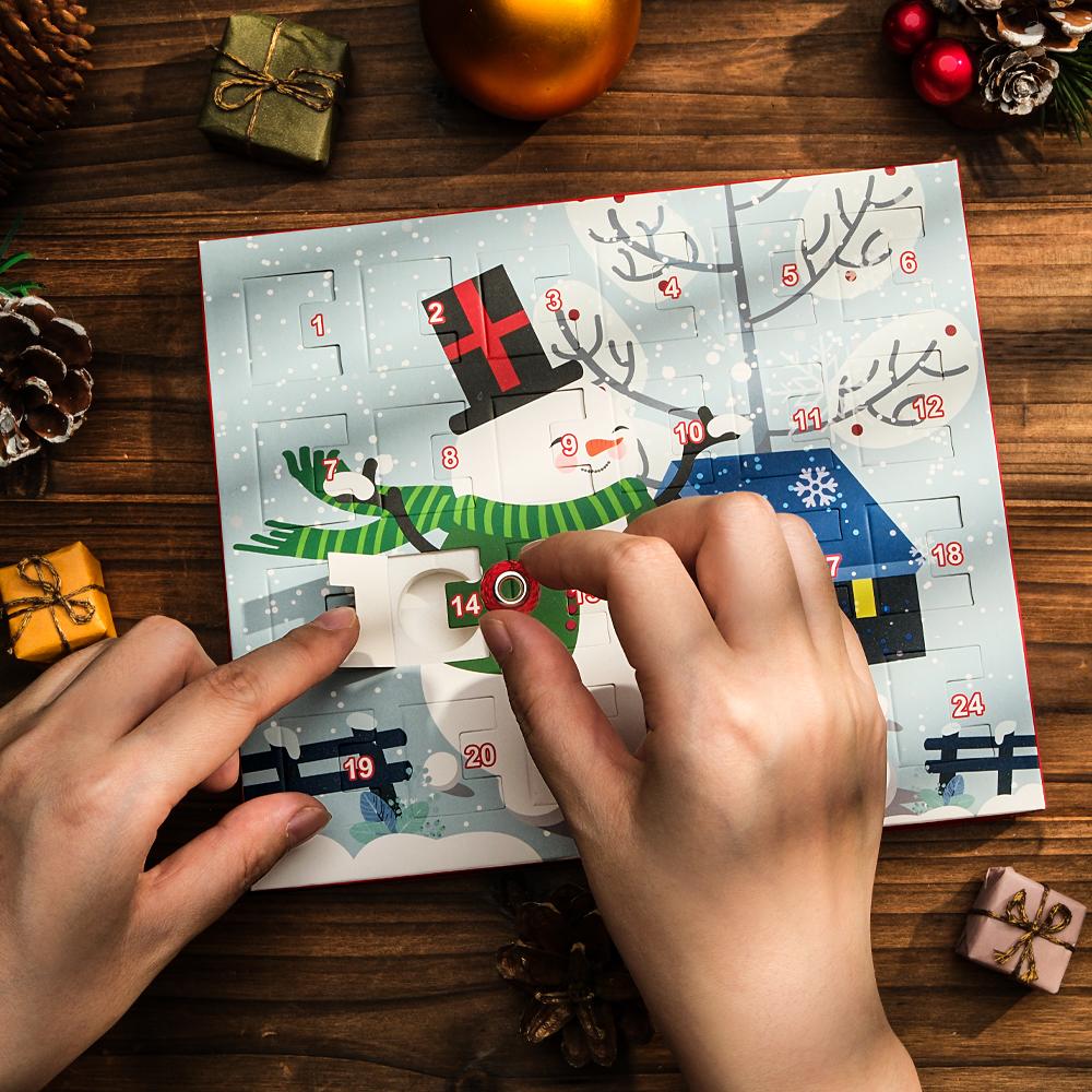 Merry Christmas - Christmas Calendar Countdown Surprise Charm Box