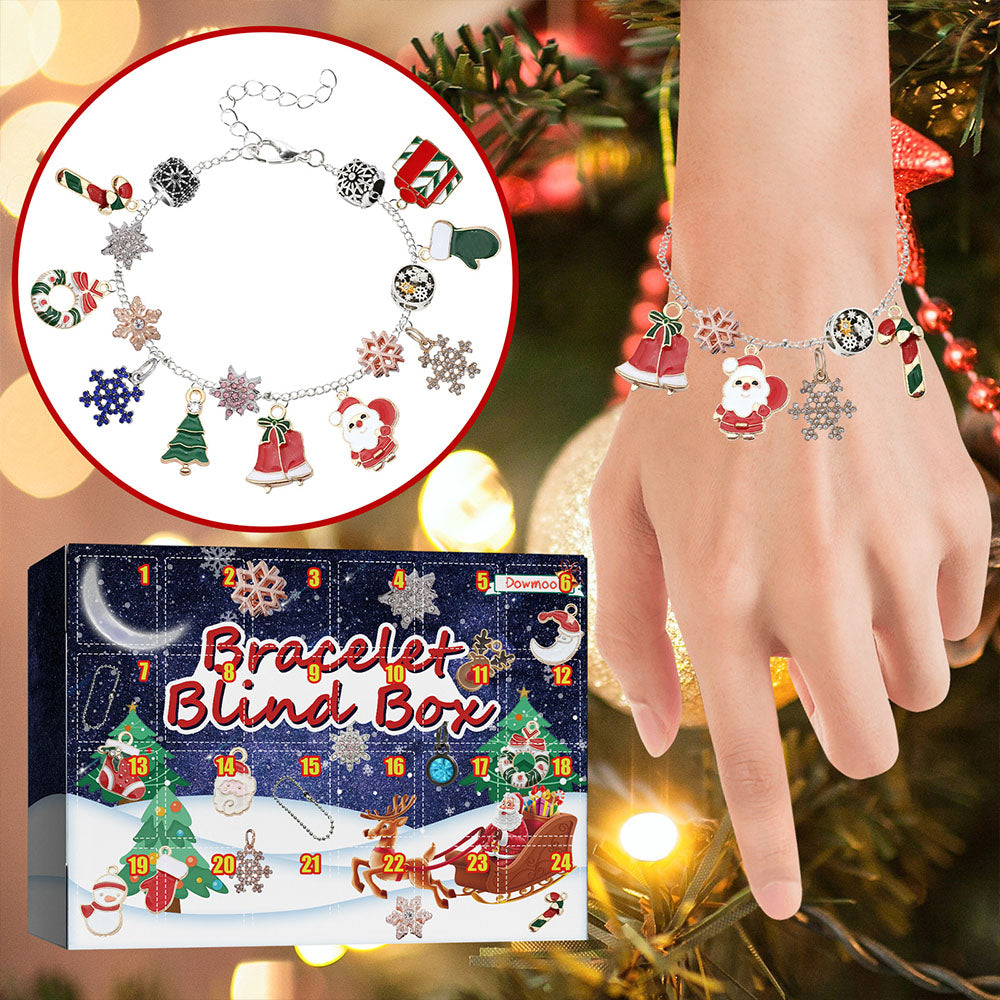 Merry Christmas - Christmas Advent Calendar Surprise Bracelet Box