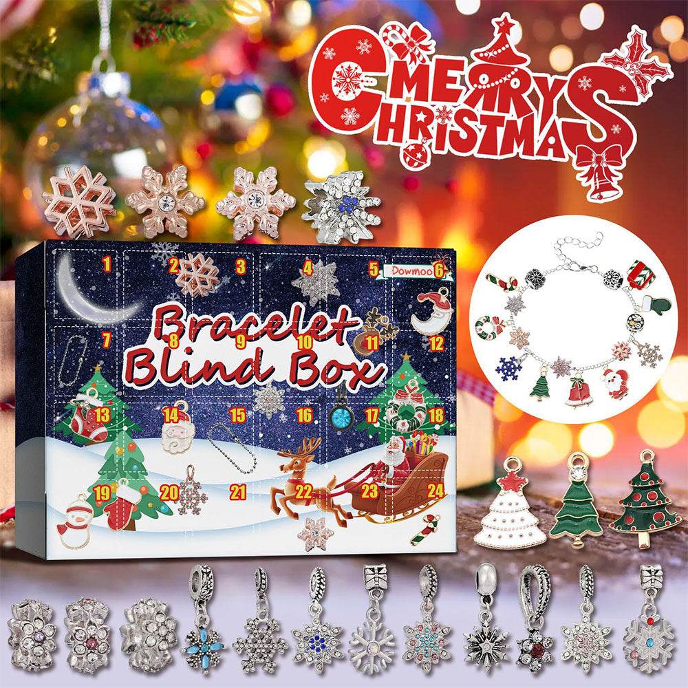 Merry Christmas - Christmas Advent Calendar Surprise Bracelet Box