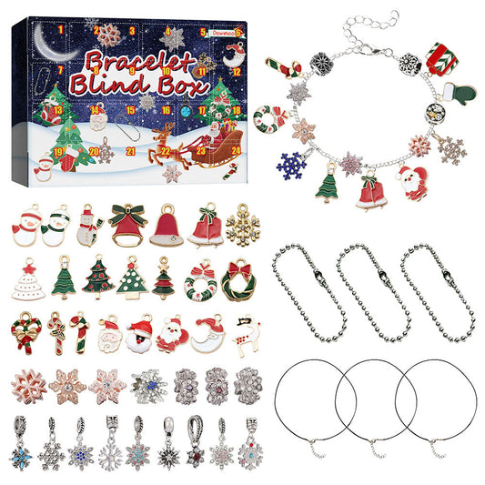 Merry Christmas - Christmas Advent Calendar Surprise Bracelet Box