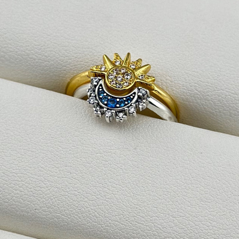Sun And Moon Lover Matching Ringss - Couple Ring