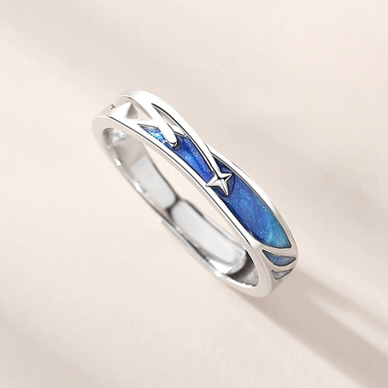 Meteor Star Matching Ringss - Couple Ring