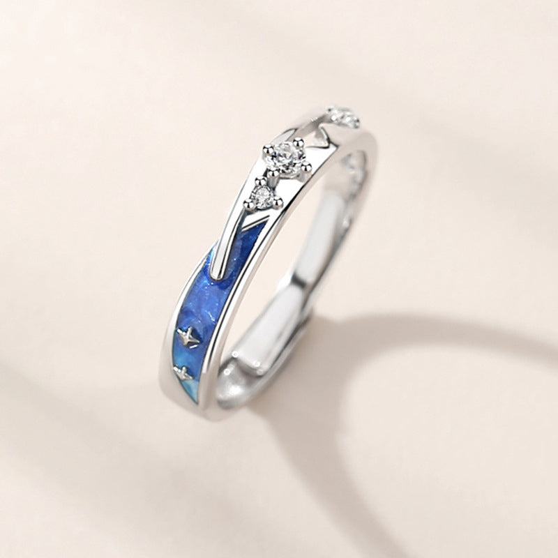 Meteor Star Matching Ringss - Couple Ring