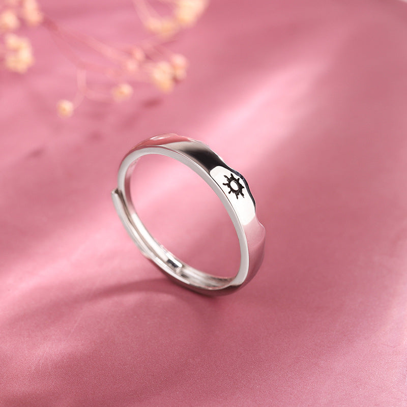 Sun And Moon Lover Matching Ringss - Couple Ring