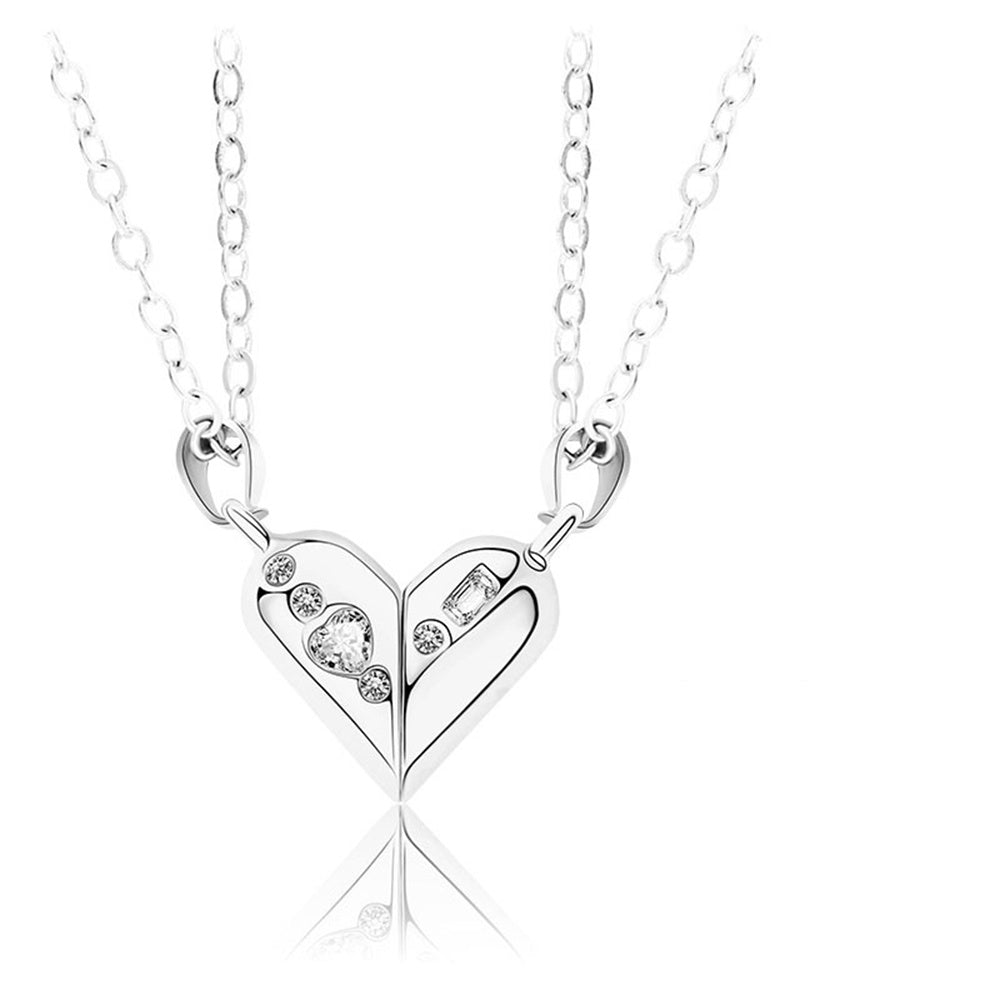 Magnetic Rotating Heart Charm - gift for wife, husband, boyfriend, girlfriend - Magnetic Rotating Couples Necklaces