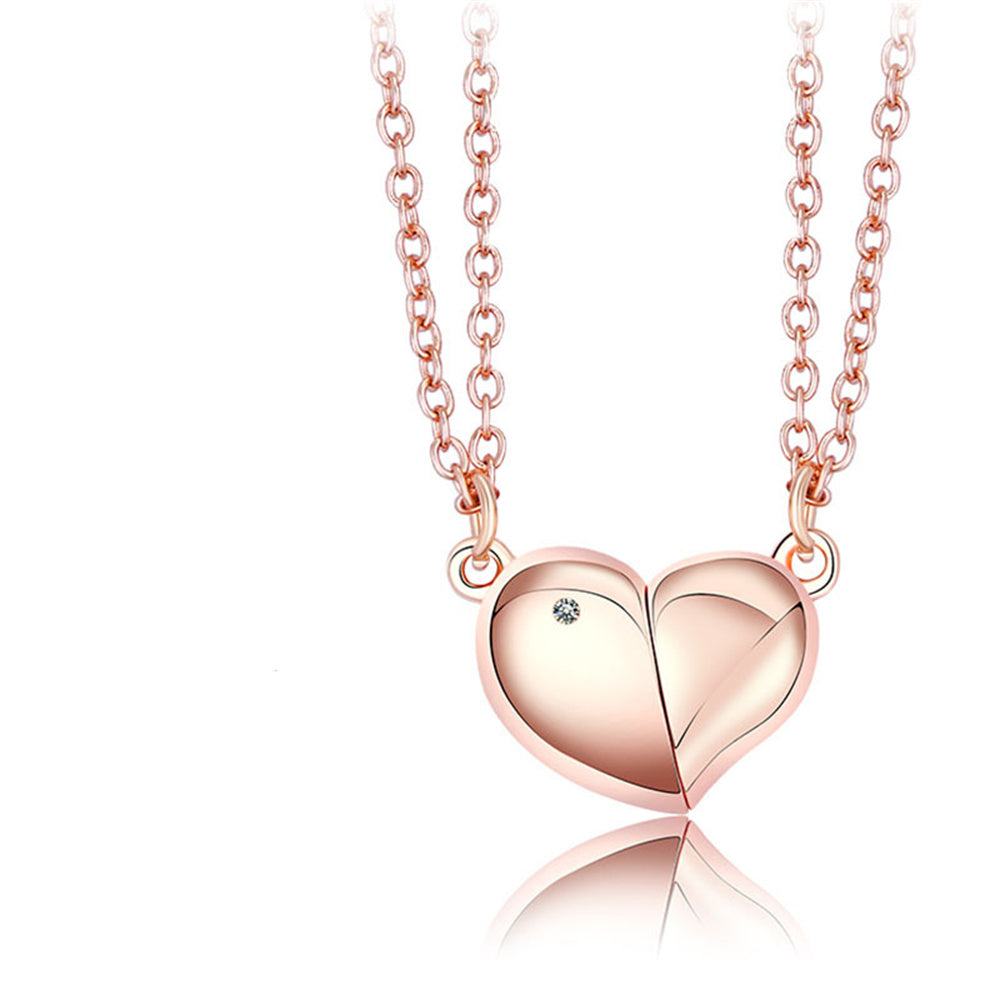 Magnetic Rotating Heart Necklaces - Couple Necklace