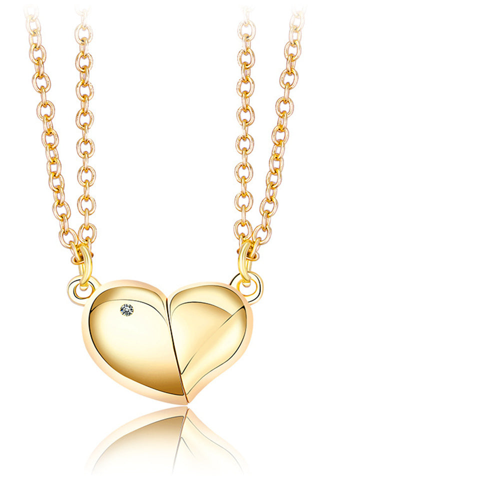 Magnetic Rotating Heart Necklaces - Couple Necklace