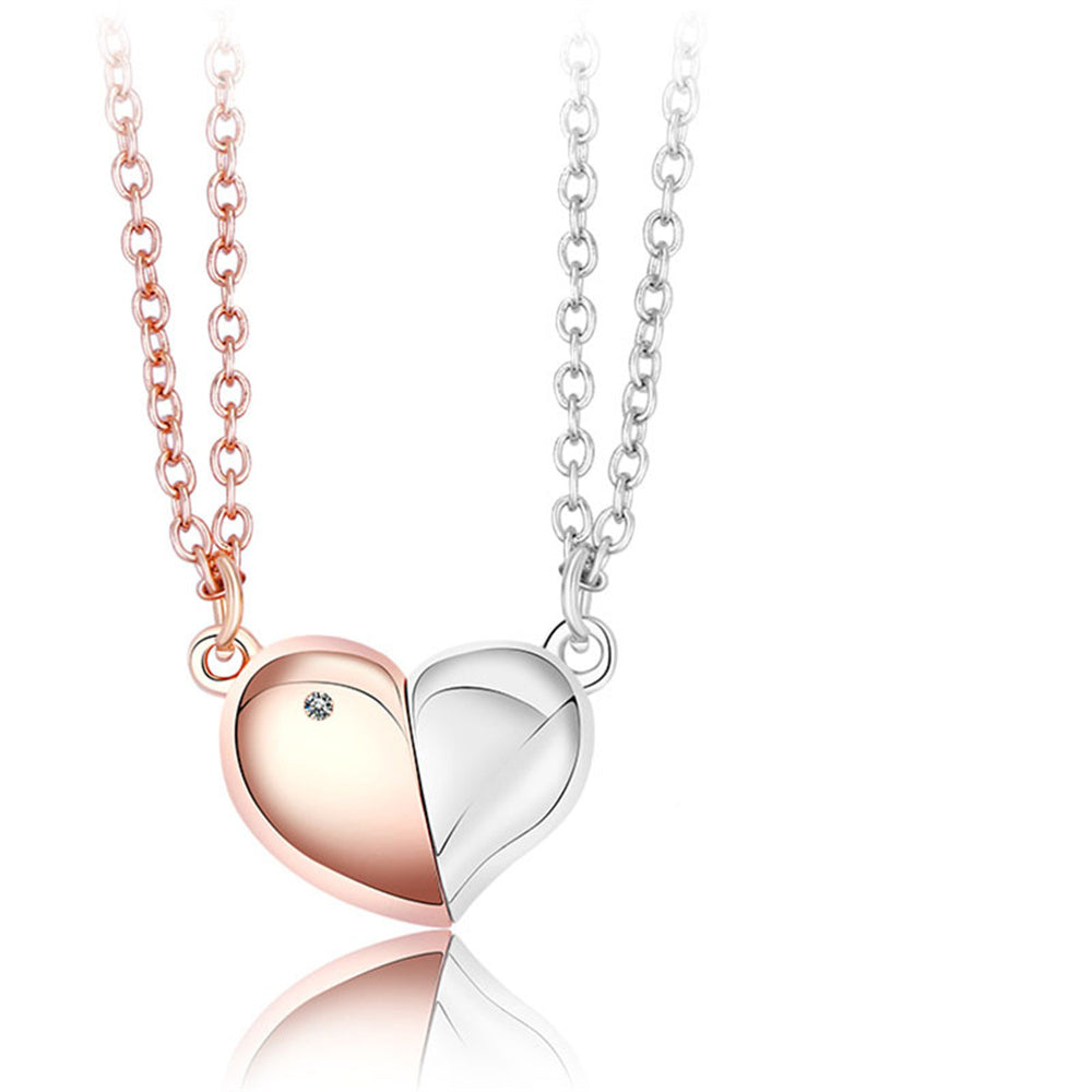 Magnetic Rotating Heart Necklaces - Couple Necklace