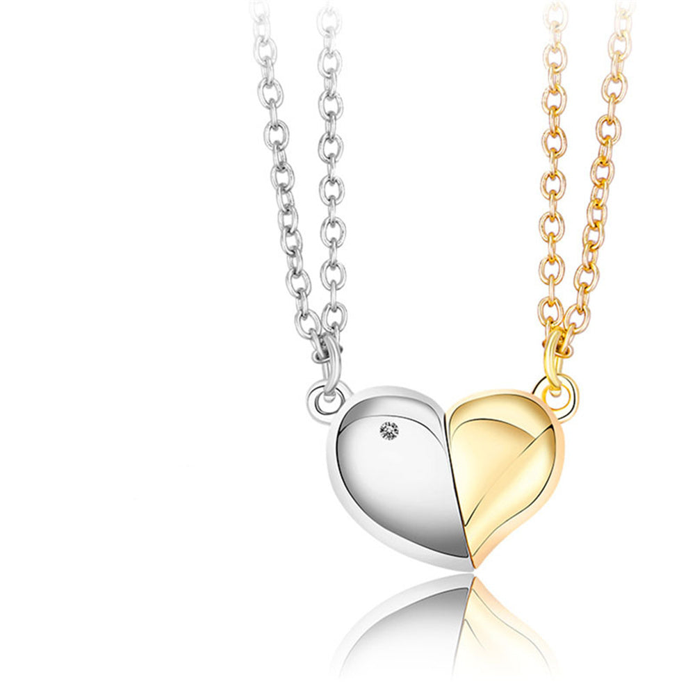 Magnetic Rotating Heart Necklaces - Couple Necklace