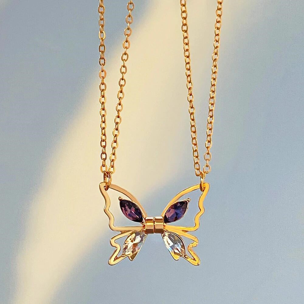 Matching Butterfly - Couple Butterfly Necklace