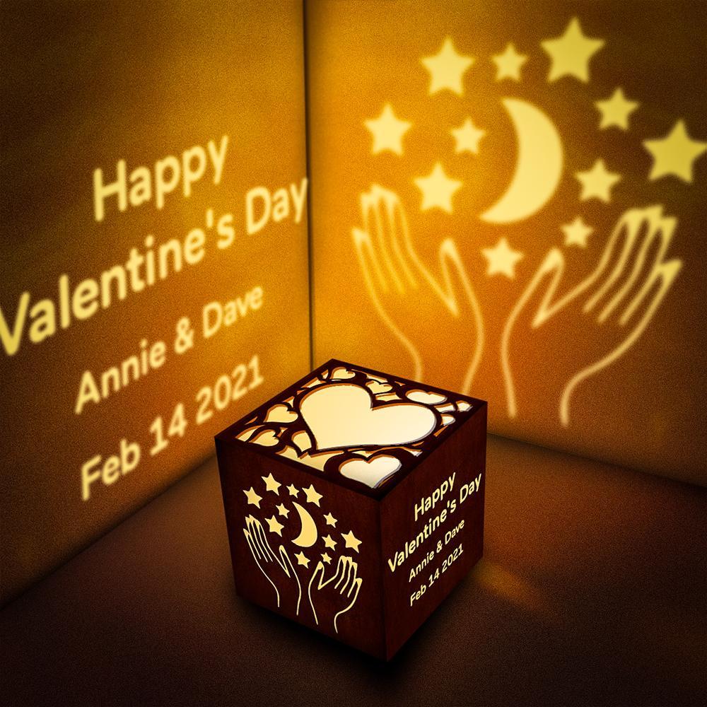 Night Light Projector - gift for husband, wife, boyfriend, girlfriend - Personalized Night Light Projector