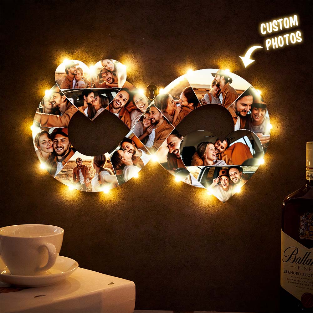 Personalized Couple Photo Infinity Love Lamp