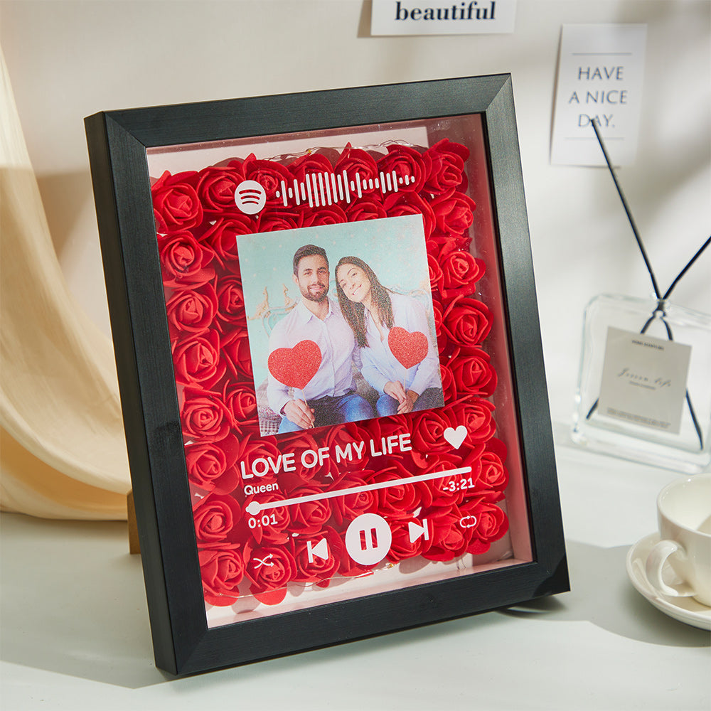 Personalized Couple Scannable Spotify Code Night Lamp