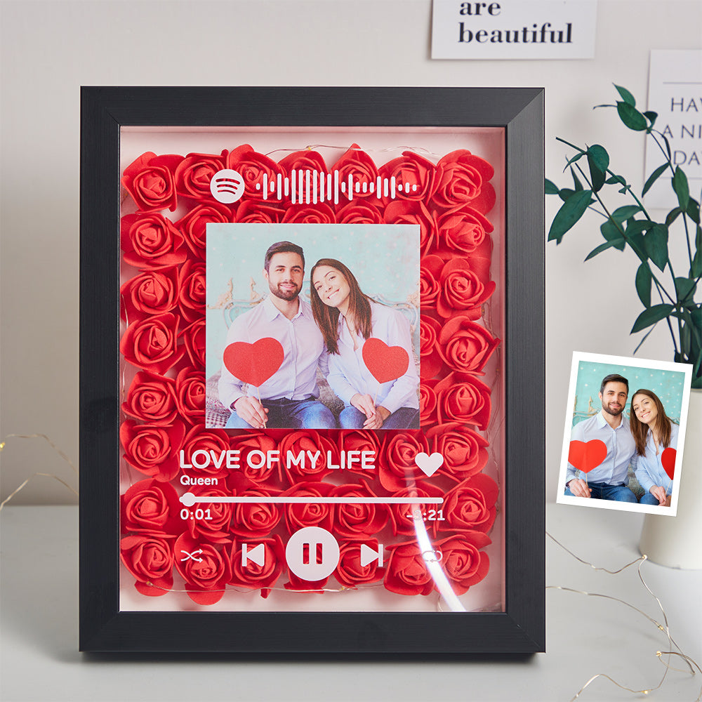 Personalized Couple Scannable Spotify Code Night Lamp