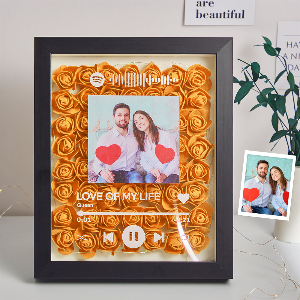 Personalized Couple Scannable Spotify Code Night Lamp