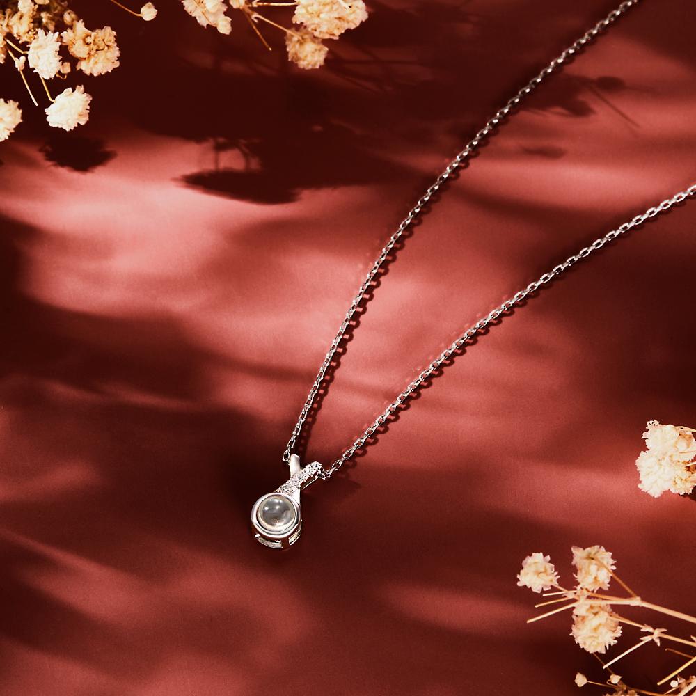 Unique Photo Projection Charm - gift for anyone, who lost a loved one - Personalized Unique Photo Projection Charm