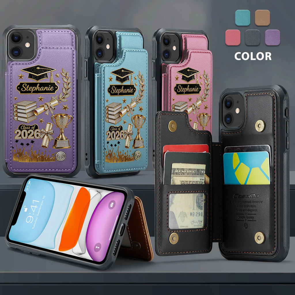 Graduation Gift - Personalized Graduation Wallet Phone Case