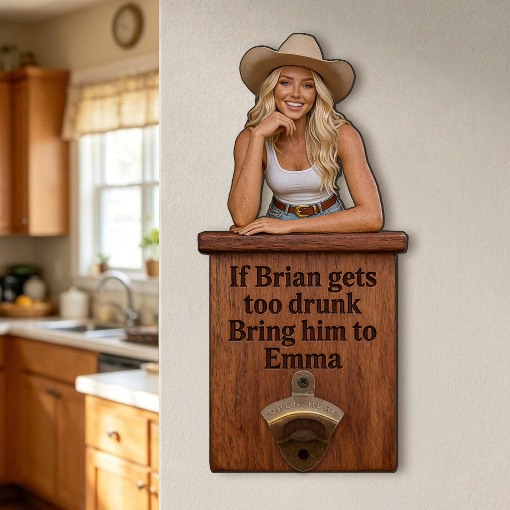 Last Call Landing - Personalized Couple Wall Bottle Opener
