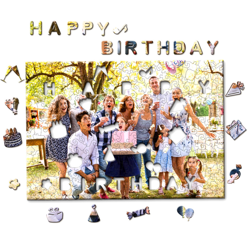 Happy Birthday - Personalized Birthday Photo Puzzle