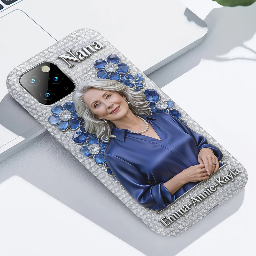 Forever Loved Grandma Diamond - Perfect Mother's Day Gift - Personalized Grandma Full Print Phone Case