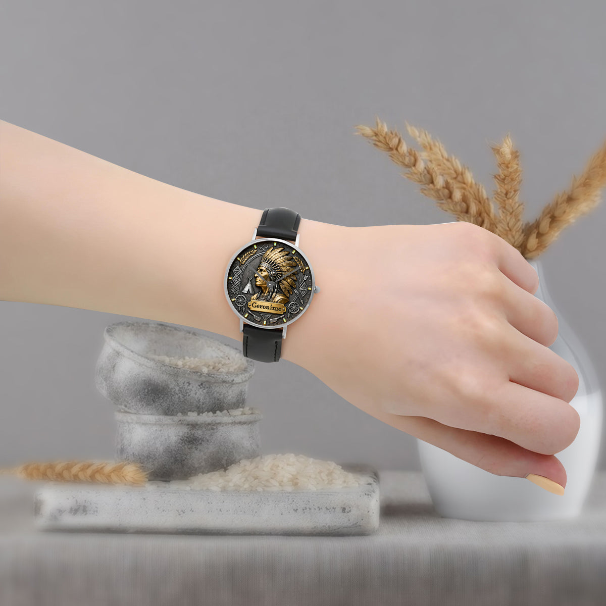 Indigenous - Personalized American Indian Hand Watch