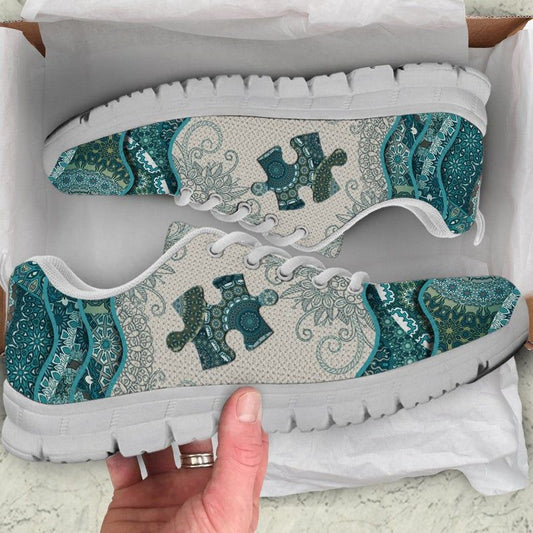Mandala Autism Awareness - Autism Awareness Sneakers 0921