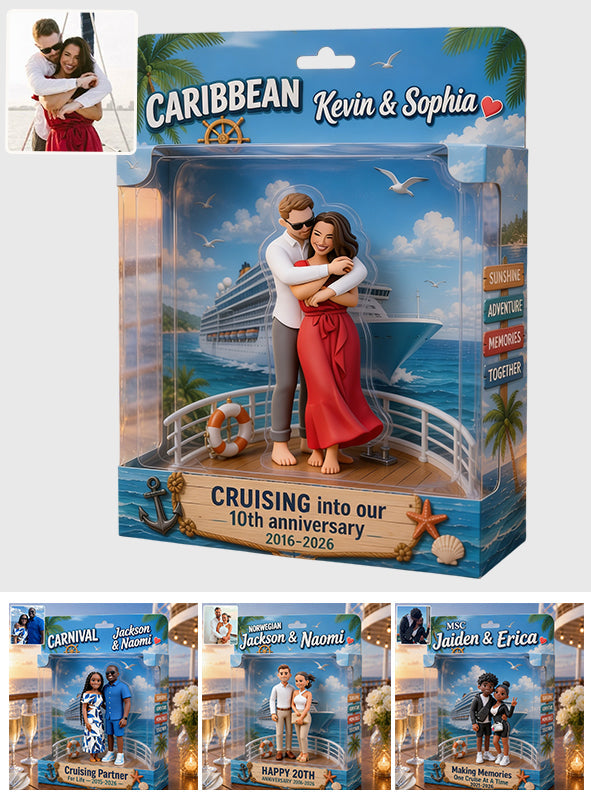Any Photo Cruise Memories - Personalized Cruising Acrylic Display Box