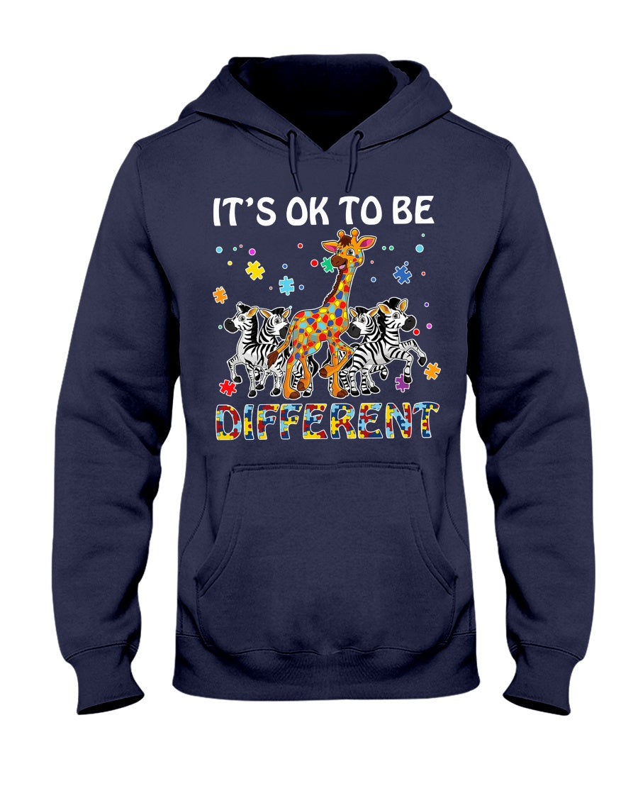 It's Ok To Be Different - Autism Awareness T-shirt and Hoodie 0921