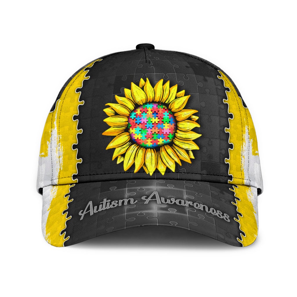 Autism Awareness You Are My Sunshine - Autism Awareness Classic Cap 0921