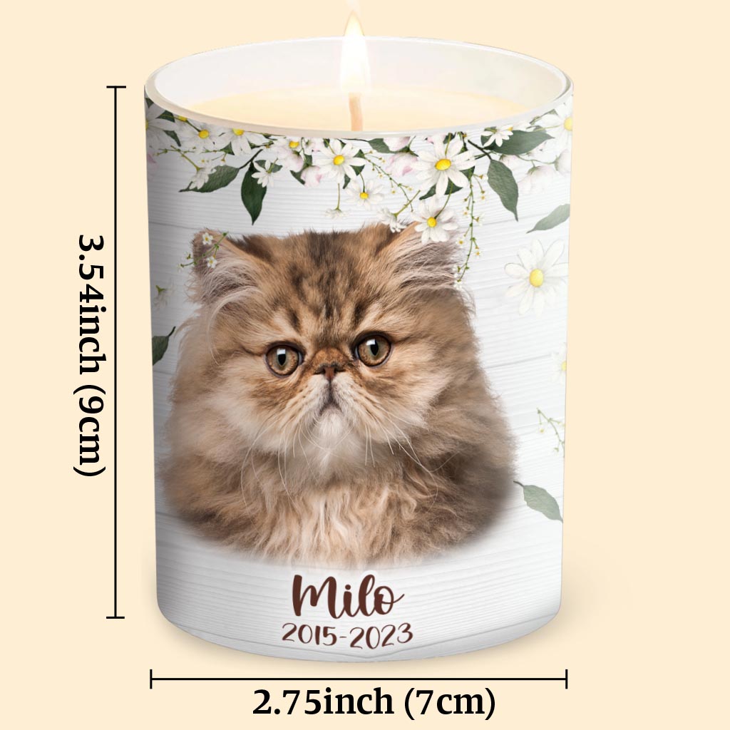 Light This When You Miss Me - Dog gift for who lose dog, who lose cat - Personalized Candle With Wooden Lid