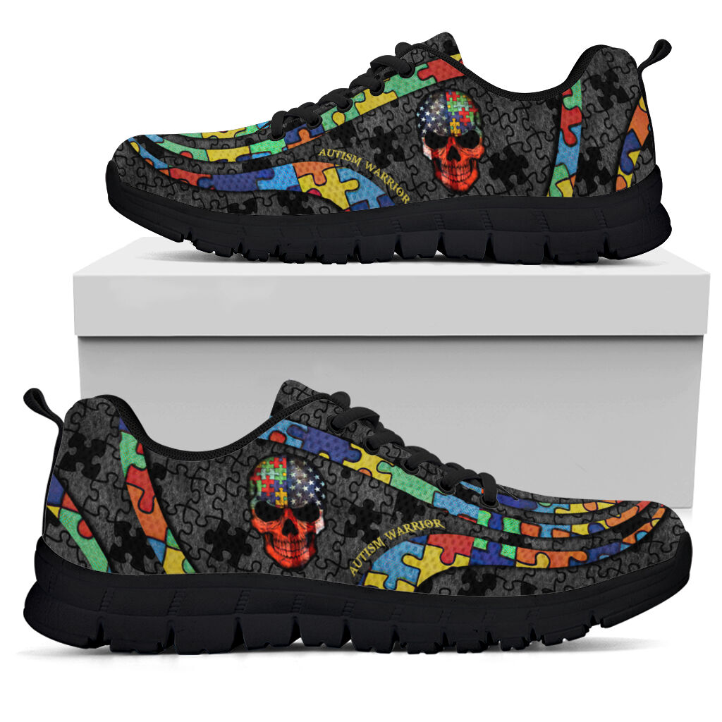 Autism Warrior Autism Awareness Sneakers 0622