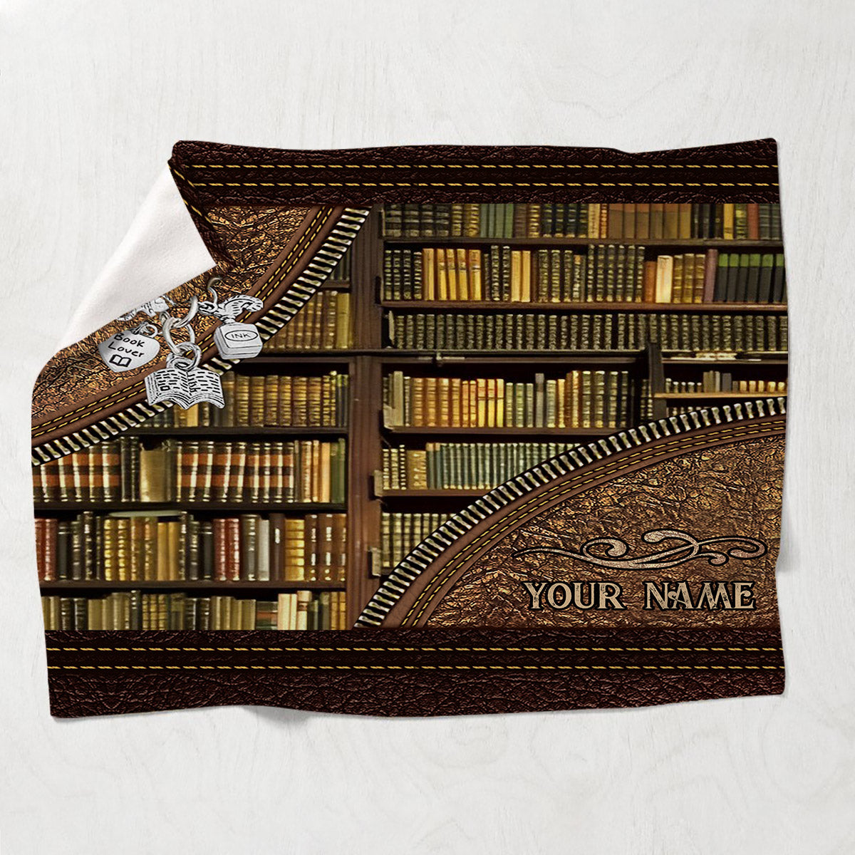Library - Personalized Librarian Blanket